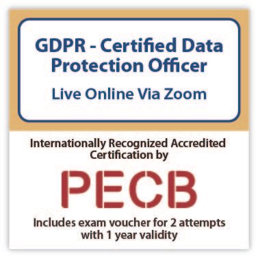 Home 12 GDPR Certified Data Protection Officer