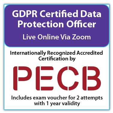 PECB GDPR - Certified Data Protection Officer (CDPO) - Live Online - English - 2 Exam Attempts Included 2 PECB GDPR - Certified Data Protection Officer (CDPO) - Live Online - English - 2 Exam Attempts Included - Image 2