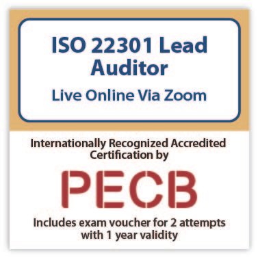 Home 11 ISO 22301 Lead Auditor