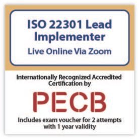 ISO 22301 Lead Implementer