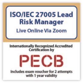 ISO IEC 27005 Lead Risk Manager