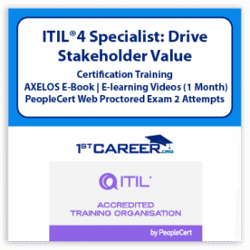 ITIL® 4 Specialist: Drive Stakeholder Value