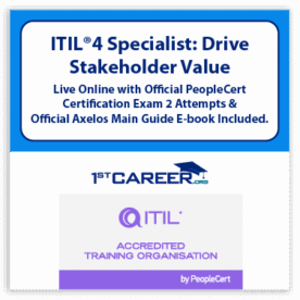ITIL®4 Specialist: Drive Stakeholder Value (DSV) Live Online