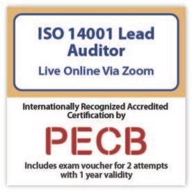 ISO 14001:2026 Lead Auditor – Live Online – English – 2 Exam Attempts Included