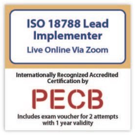 ISO 18788 Lead Implementer – Live Online – English – 2 Exam Attempts Included