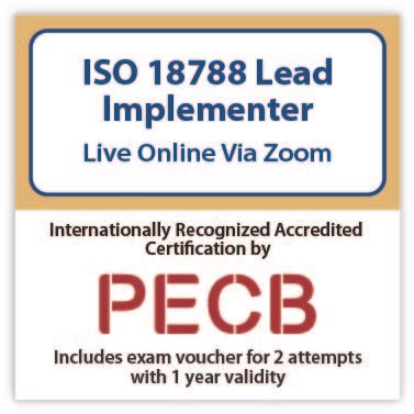 ISO 18788 Lead Implementer – Live Online – English – 2 Exam Attempts Included 1 ISO 18788 Lead Implementer – Live Online – English – 2 Exam Attempts Included