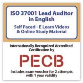 ISO 37001 Lead Auditor - e-Learning - English - 2 PECB Exam Attempts Included
