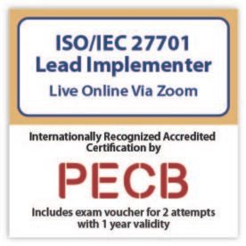 ISO IEC 27701 lead implementer