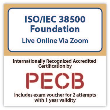 ISO/IEC 38500 Foundation – Live Online – English – 2 Exam Attempts Included