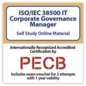 ISO IEC 38500 IT Corporate Governance Manager