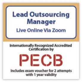 Lead Outsourcing Manager -  Live Online – English – 2 Exam Attempts Included