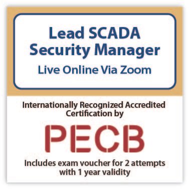 Lead SCADA Security Manager – Live Online – English – 2 Exam Attempts Included