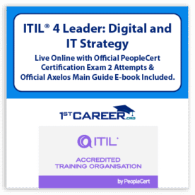 ITIL®4 Leader: Digital and IT Strategy (DITS) – Live Online