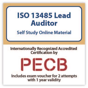 ISO 13485 Lead Auditor Self-study with PECB Exam 2 Attempts Included. - New Course Offer