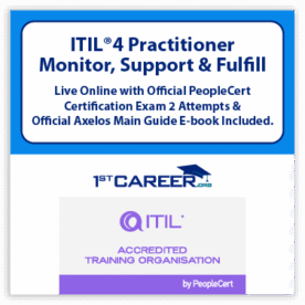 ITIL® 4 Specialist: Monitor, Support and Fulfil Live Online