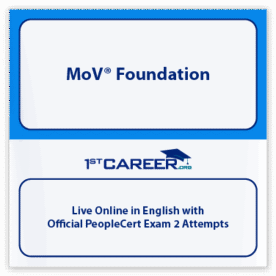 MoV® Foundation Live Online in English with Official PeopleCert
