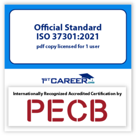 Official Standard ISO 37301:2021 pdf copy licensed for 1 user $ 240 USD