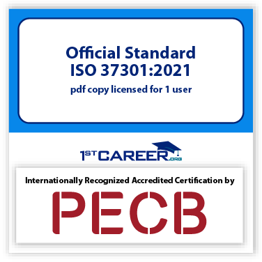 Official Standard ISO 37301:2021 pdf copy licensed for 1 user $ 240 USD - New Course Offer