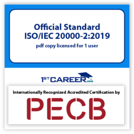 Official Standard ISO/IEC 20000-2:2019 pdf copy licensed for 1 user