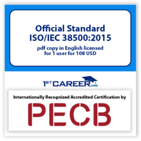 Official Standard ISO/IEC 38500:2015 pdf copy in English licensed for 1 user for 108 USD