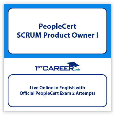 PeopleCert SCRUM Product Owner I Live Online in English with Official PeopleCert