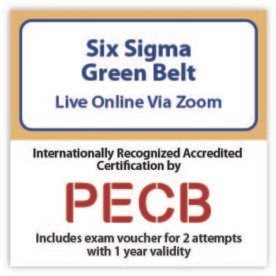 Lean Six Sigma – IASSC® Certified Green Belt™ ICGB™ Live Online in English.