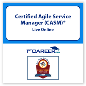 Certified Agile Service Manager (CASM)® Live Online.