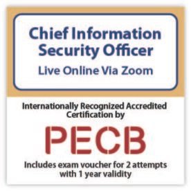 Chief Information Security Officer (CISO) Live Online in English