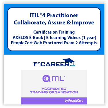 ITIL® 4 Specialist: Collaborate, Assure and Improve E-Learning in English, On Demand Training Videos with Official PeopleCert Certification with Exam 2 Attempts & Official Axelos Main Guide E-book Included: ITIL4 SpCAI-EL-2. 1 ITIL® 4 Specialist: Collaborate, Assure and Improve E-Learning