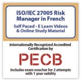 ISO/IEC 27005 Risk Manager – E-Learning in French– 2 Exam Attempts Included