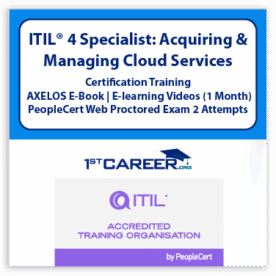 ITIL® 4 Specialist: Acquiring & Managing Cloud Services