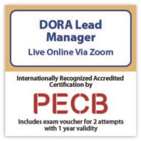 DORA Lead Manager Live Online English – 2 Exam Attempts Included