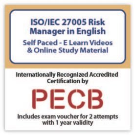 ISO/IEC 27005 Risk Manager – E-Learning in English – 2 Exam Attempts Included