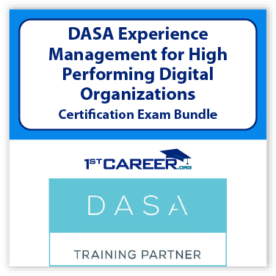 DASA Experience Management for High Performing Digital Organizations | Certification Exam Bundle.