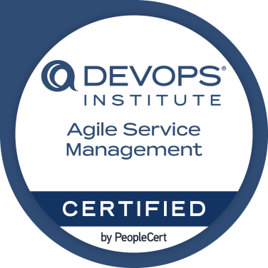 Certified Agile Service Manager (CASM) Live Instructor-Led Training with PeopleCert Exam Voucher Course code: CASM-LO-Ex. - New Course Offer