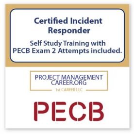 Certified Incident Responder Self Study with Course Slides & PECB Exam Voucher of 2 attempts.