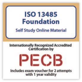 Korean - ISO 13485 Foundation PECB 시험 응시 기회 2회 포함, 독학 과정.