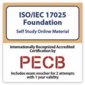 French - ISO/IEC 17025 Foundation Self-study with PECB Exam 2 Attempts Included.