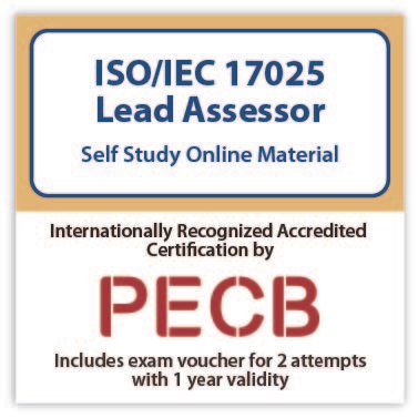 ISO/IEC 17025 Lead Assessor Self-study with PECB Exam 2 Attempts Included.
